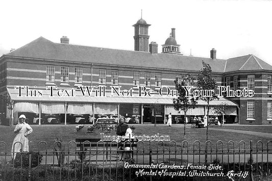 WL 2114 - Whitchurch Mental Hospital, Female Side, Cardiff, Wales c1917