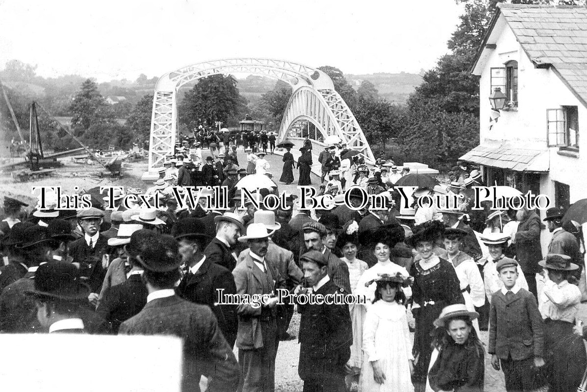 WL 2151 - Opening Of Chain Bridge, Abergavenny, Wales