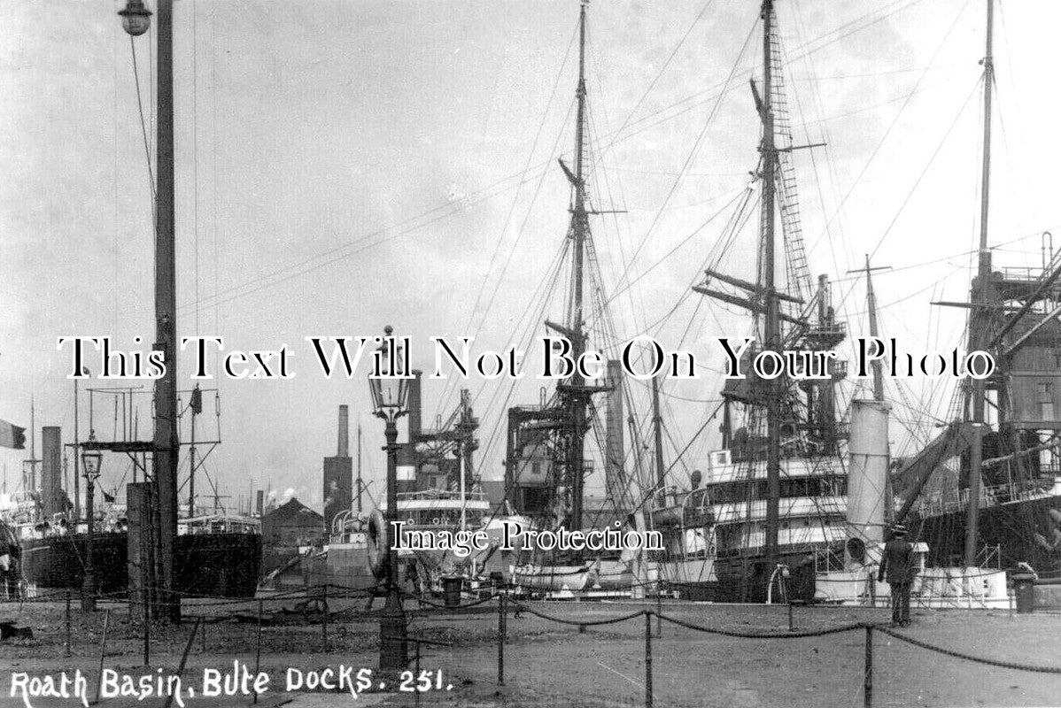 WL 2160 - Roath Basin, Bute Docks, Cardiff, Glamorgan, Wales