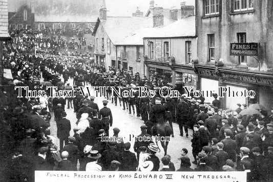 WL 2195 - Funeral Procession Of King Edward VII, New Tredegar, Wales