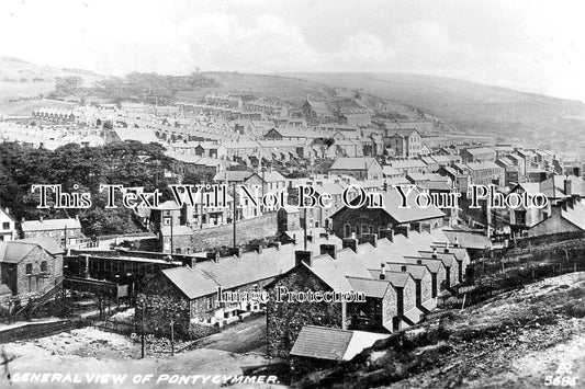 WL 2197 - General View Of Pontycymer, Wales c1920