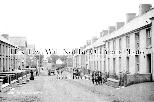 WL 2222 - High Street, Clynderwen, Wales c1912