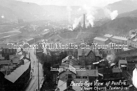 WL 2238 - Pentre From Church Tower, Wales
