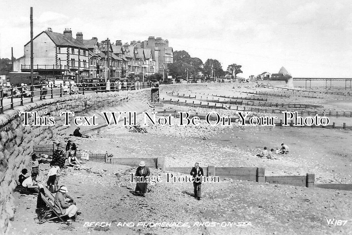 WL 2273 - Beach & Promenade, Rhos On Sea, Wales