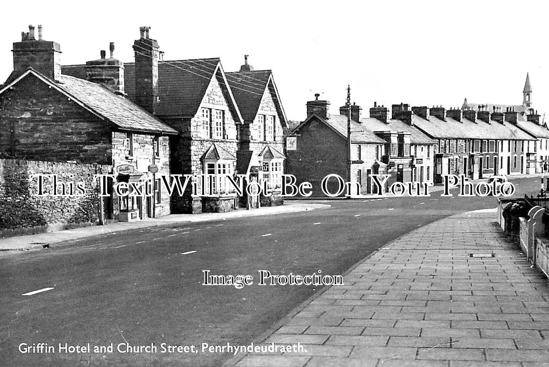 WL 2299 - Griffin Hotel & Church Street, Penrhyndeudraeth, Wales