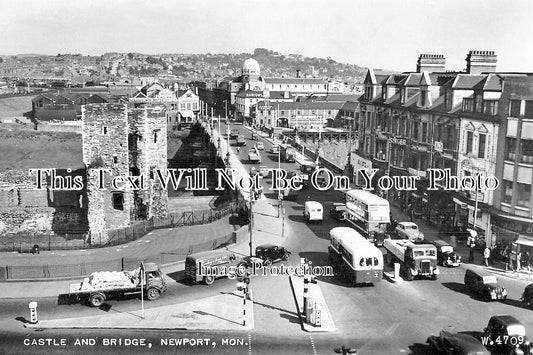 WL 2301 - Castle & Bridge, Newport, Wales