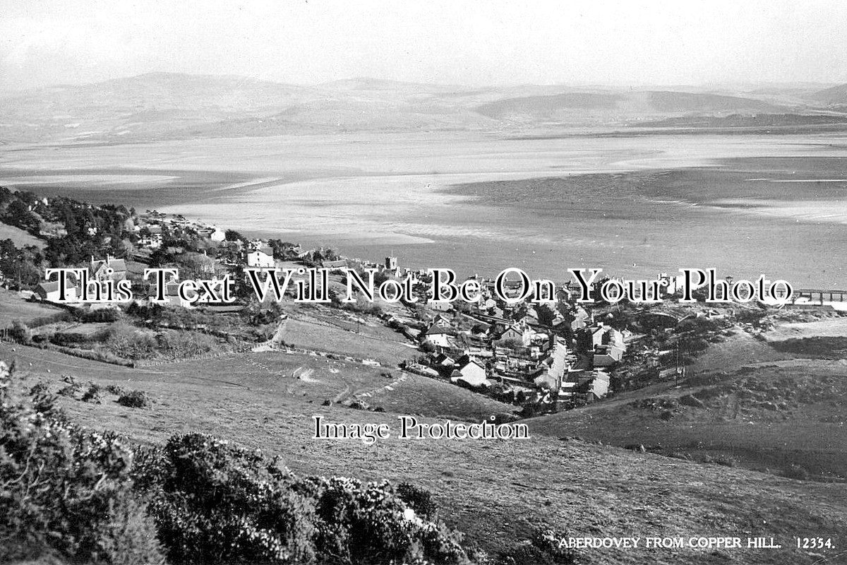 WL 2321 - Aberdovey From Copper Hill, Wales c1950