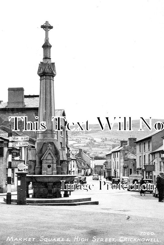 WL 2323 - Market Square, High Street, Crickhowell, Wales