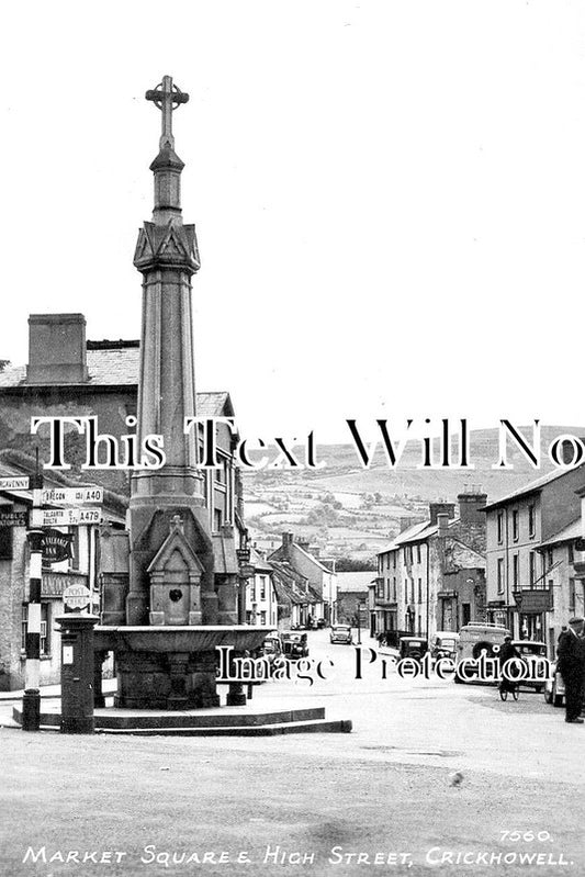 WL 2323 - Market Square, High Street, Crickhowell, Wales