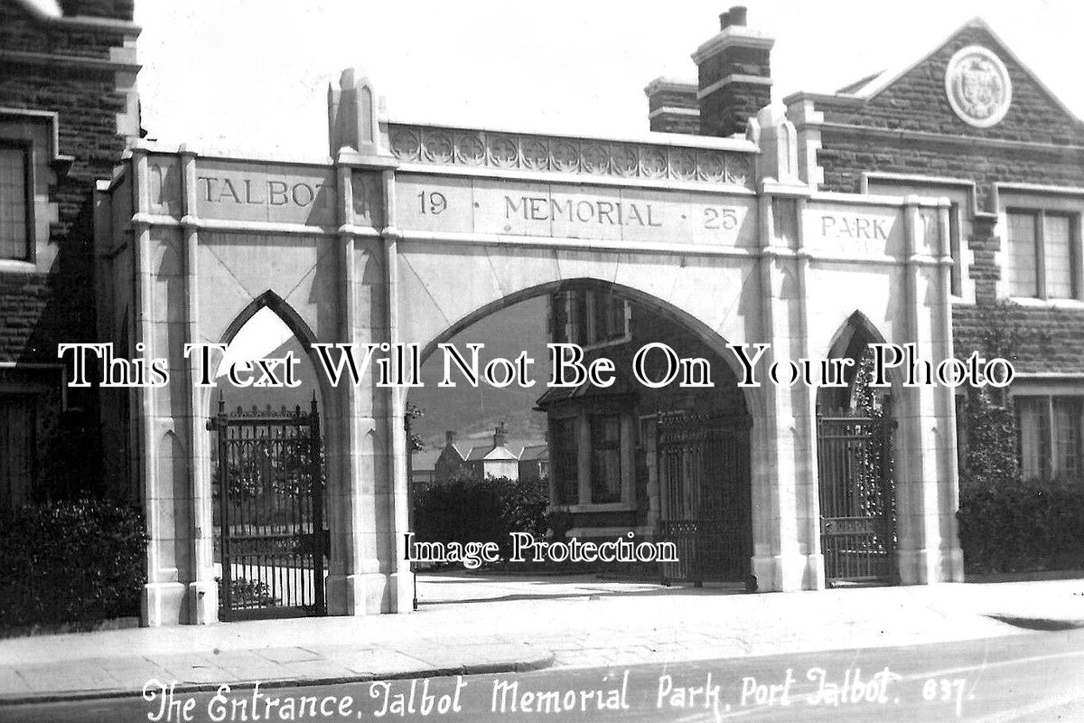 WL 2360 - Talbot Memorial Park Entrance, Port Talbot, Wales