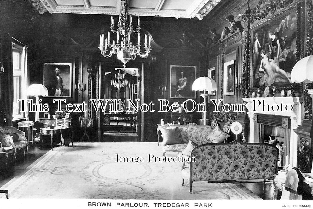 WL 2380 - Brown Parlour, Tredegar House, Tredegar Park, Wales