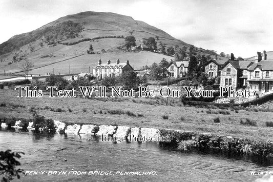 WL 2381 - Pen Y Bryn From Bridge, Penmachno, Wales c1938
