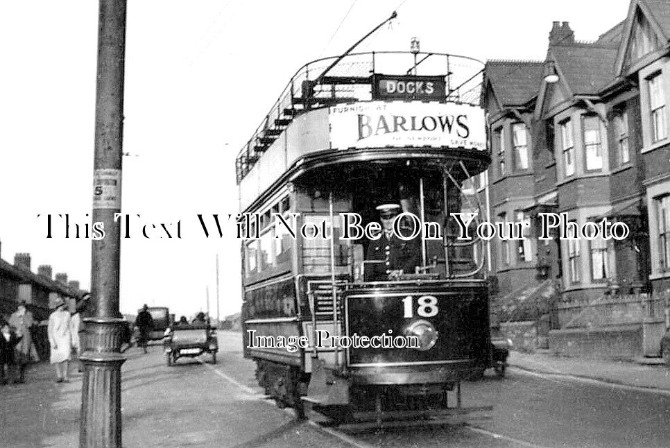WL 2384 - Tram Car On Caerleon Road, Newport, Wales