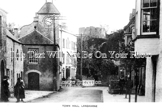 WL 2387 - Town Hall, Langharne, Wales c1925