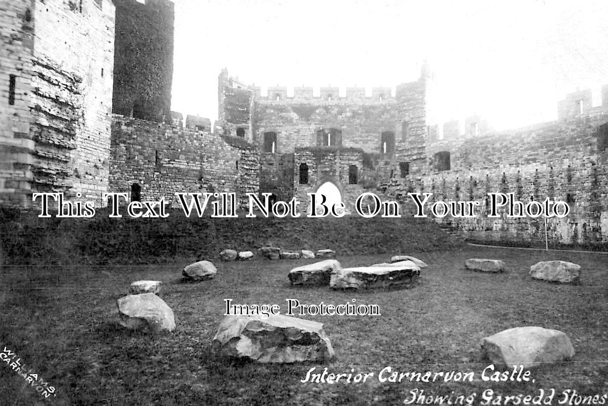 WL 2439 - Interior Of Carnarvon Castle, Wales