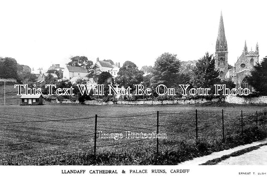 WL 2445 - Llandaff Cathedral & Palace Ruins, Cardiff, Wales c1914