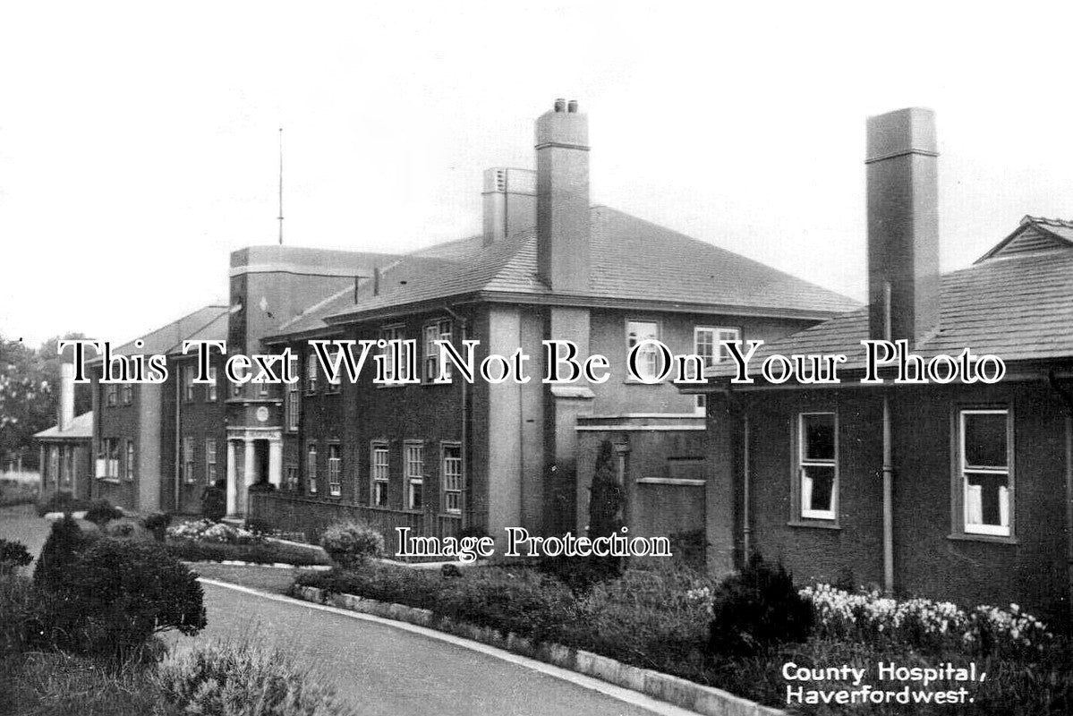 WL 2470 - County Hospital, Haverford West, Wales c1941