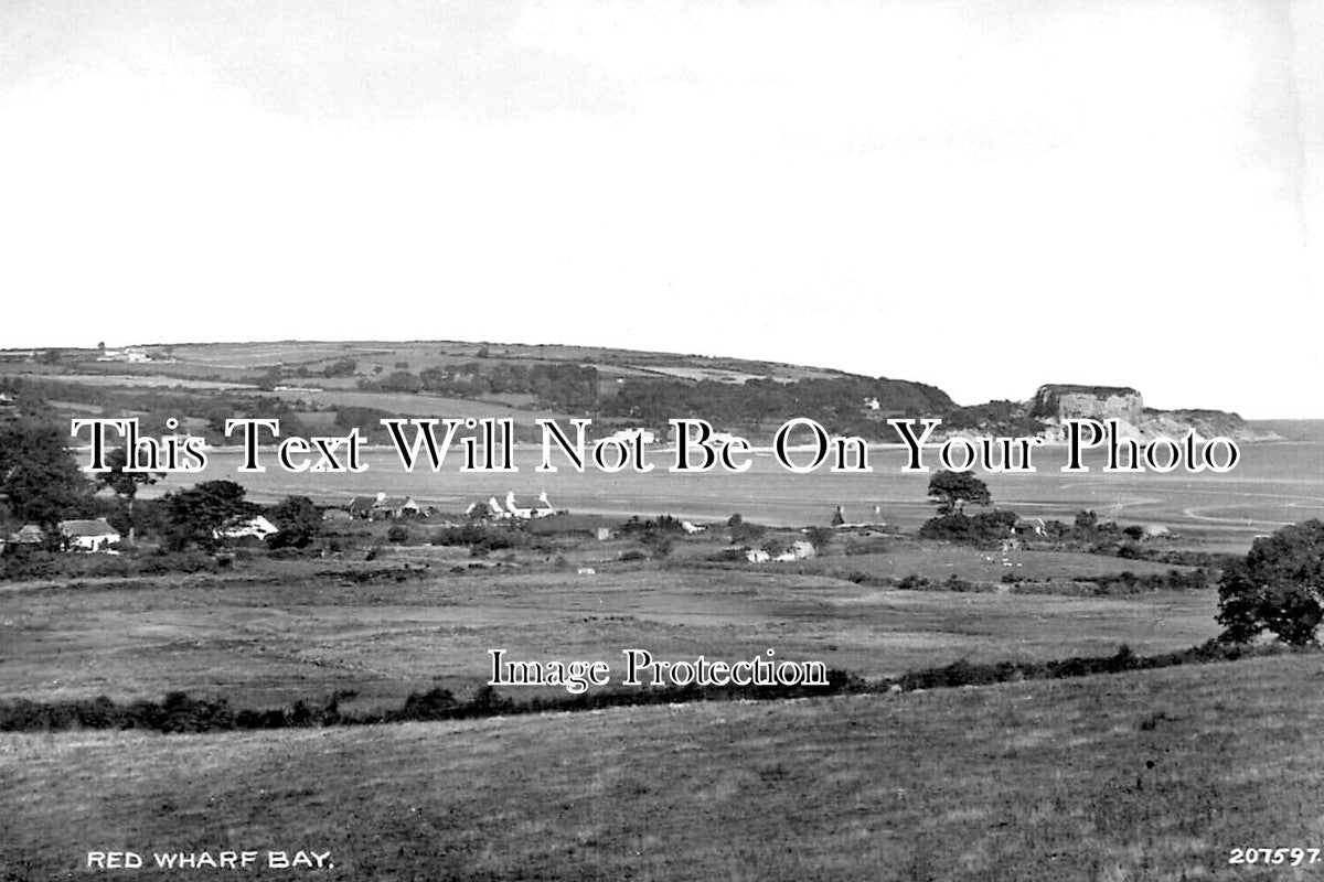 WL 2499 - Red Wharf Bay, Anglesey, Wales c1921