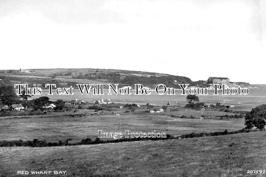 WL 2499 - Red Wharf Bay, Anglesey, Wales c1921