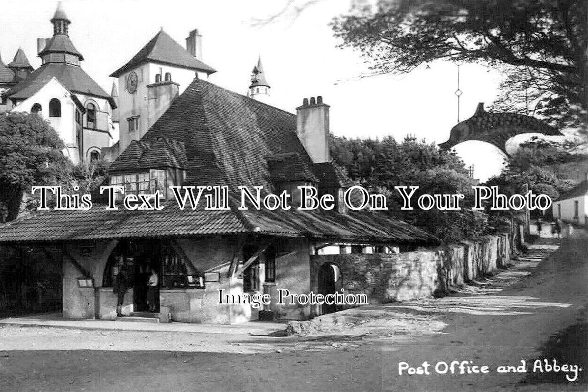 WL 2535 - Caldey Island Post Office & Abbey, Wales