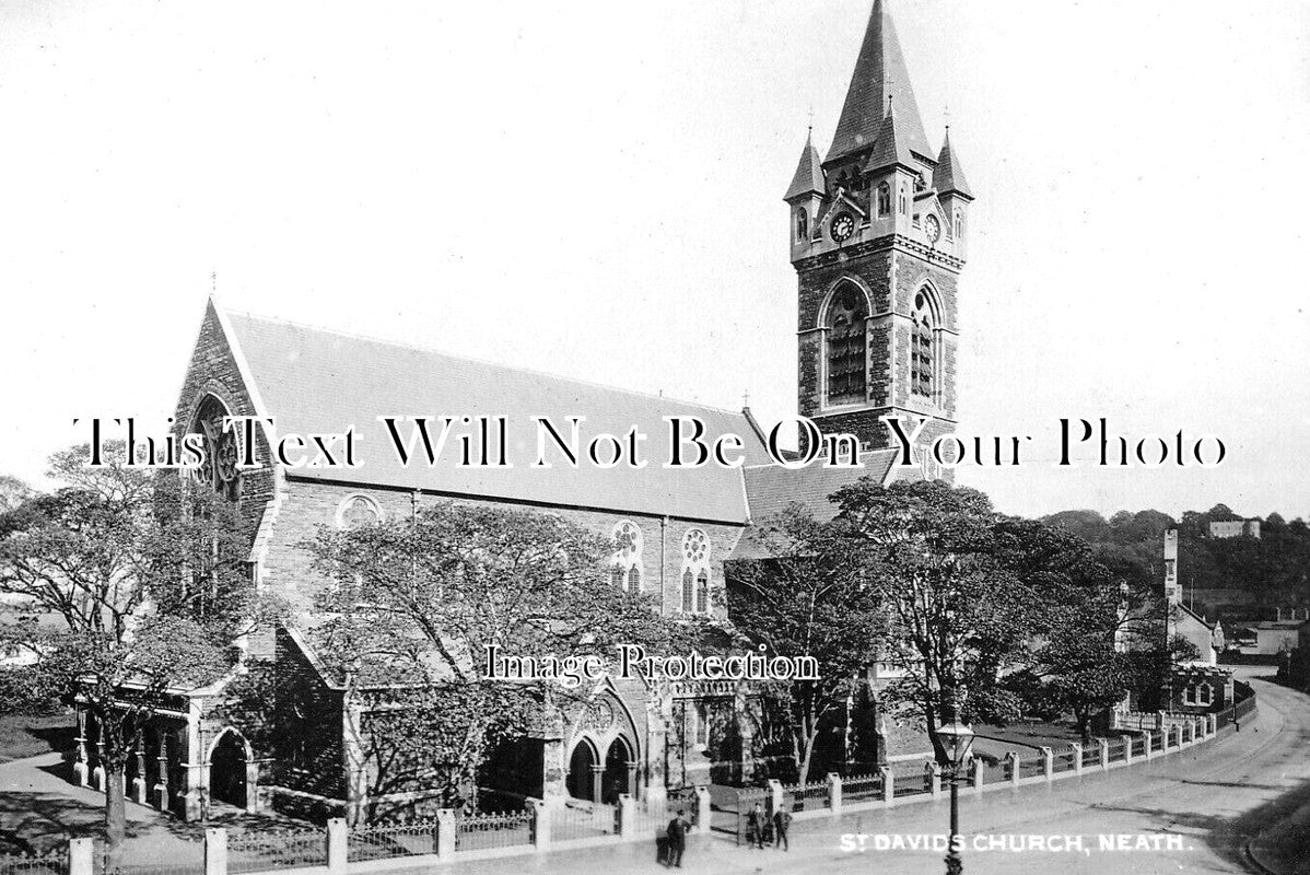 WL 2547 - St David's Church, Neath, Wales c1907