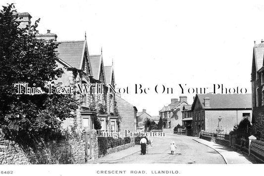 WL 2548 - Crescent Road, Llandilo, Wales c1915