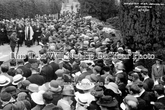 WL 2591 - Knighton War Memorial Dedication, Wales 1921