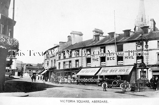 WL 2595 - Victoria Square, Aberdare, Wales