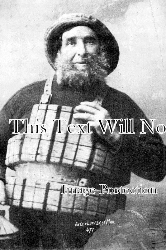WL 2606 - An Old Lifeboat Man, Tenby, Wales