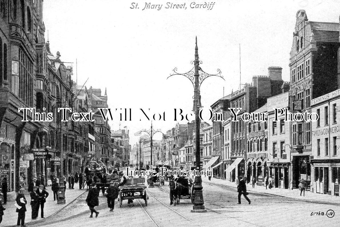 WL 2607 - St Mary Street, Cardiff, Wales c1921