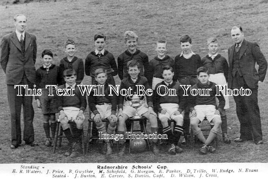 WL 2609 - Radnorshire Schools Cup, Football Winners, Wales 1946