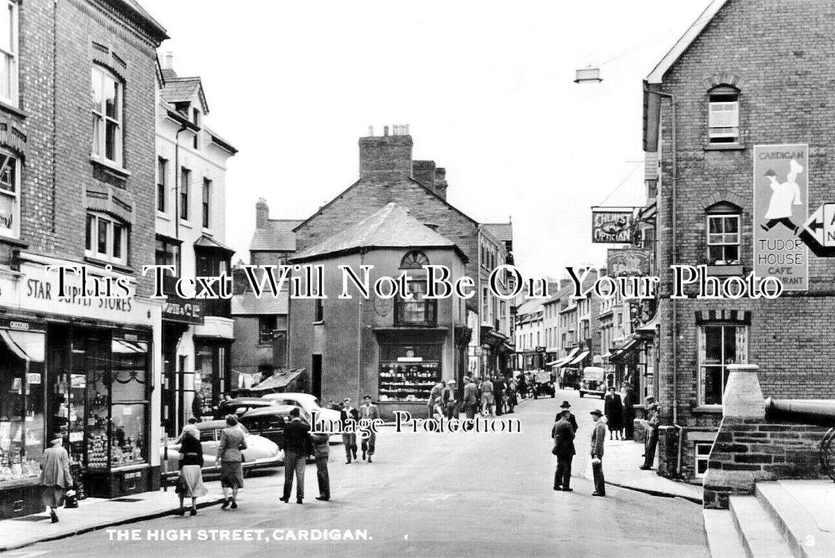 WL 2650 - The High Street, Cardigan, Wales