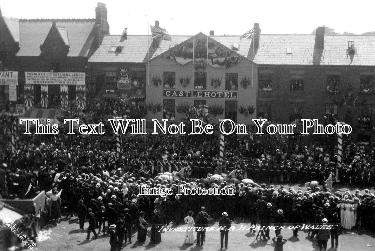 WL 2662 - Investiture Of Prince Of Wales, Castle Hotel, Caernarfon