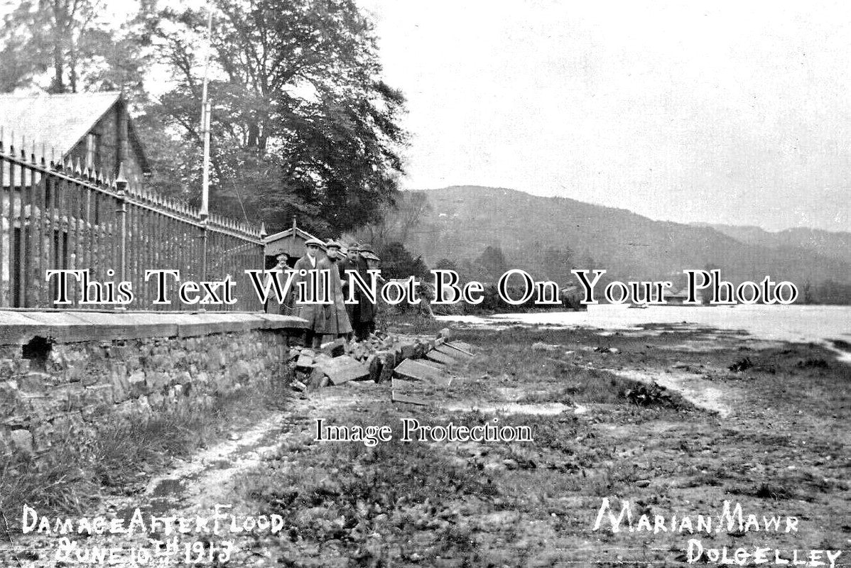WL 2663 - Damage After Flood, Marian Mawr, Dolgelly, Wales 1913