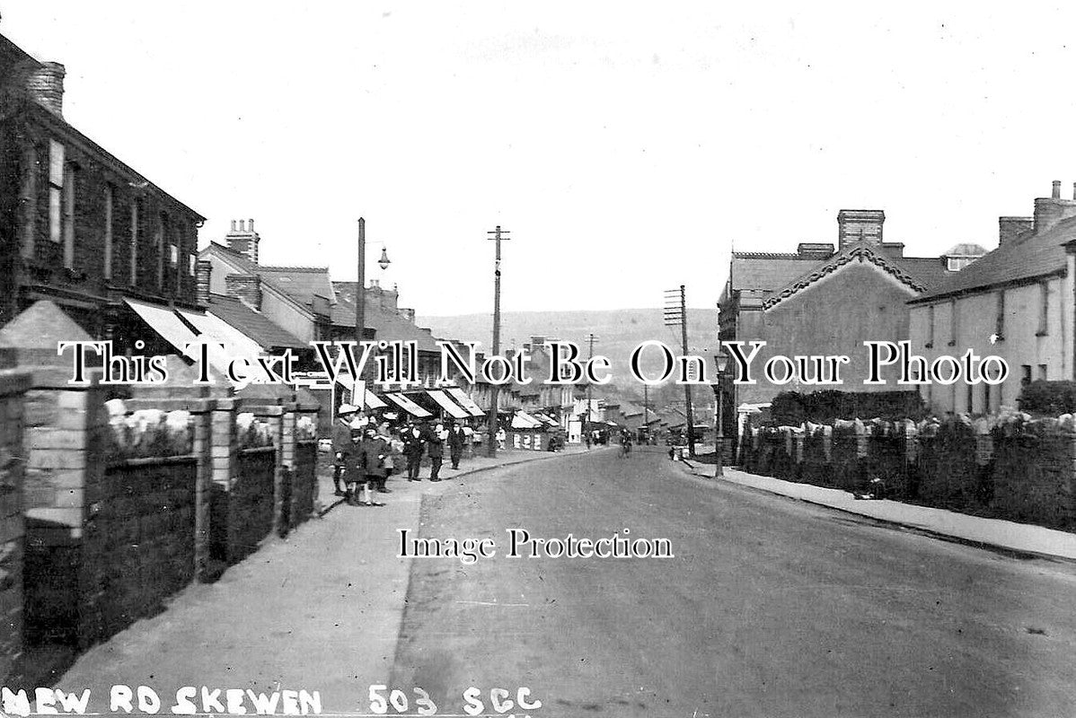WL 2688 - New Road, Skewen, Wales c1924