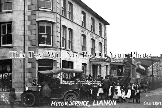 WL 2720 - Motor Service, Llanon, Ceredigion, Wales c1914