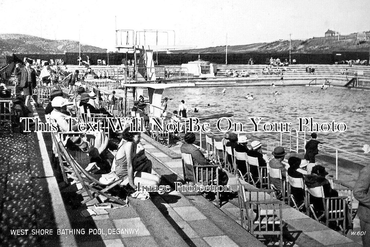 WL 2743 - West Shore Bathing Pool, Deganwy, Wales
