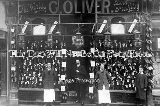 WL 2782 - G Oliver Boot Shop, Maesteg, Wales c1910