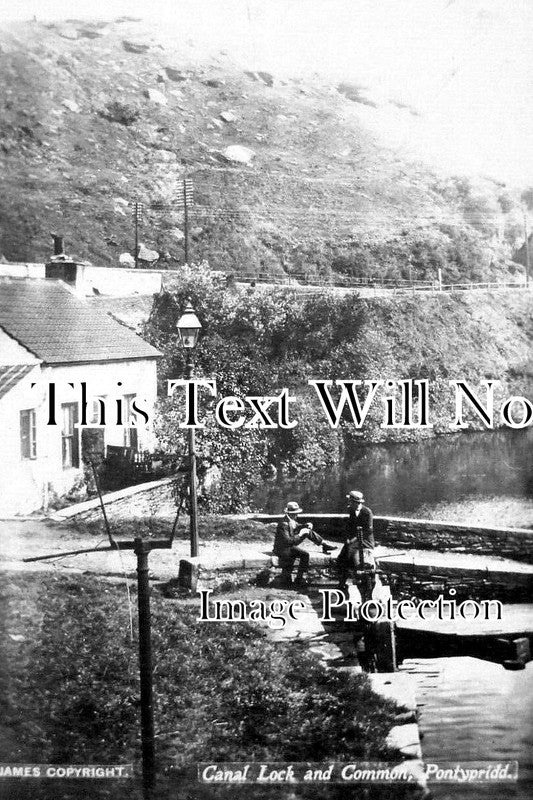 WL 2807 - Canal Lock & Common, Pontypridd, Wales