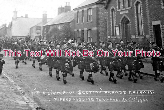 WL 2857 - The Liverpool Scottish Parade, Caerwys, Wales 1909
