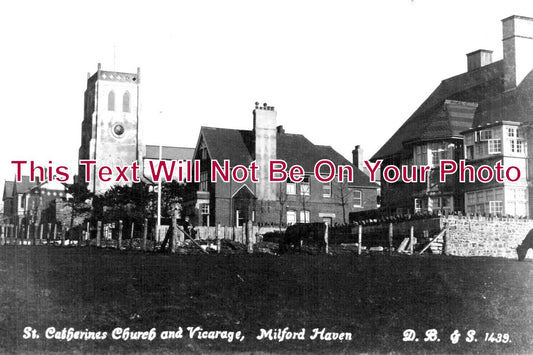 WL 2879 - St Catherines Church & Vicarage, Milford Haven, Wales