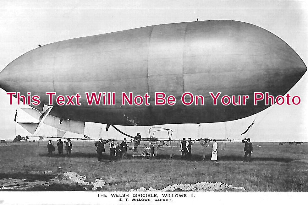 WL 2924 - The Welsh Dirigible Willows II Airship, Cardiff, Wales