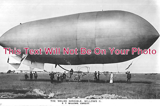 WL 2924 - The Welsh Dirigible Willows II Airship, Cardiff, Wales