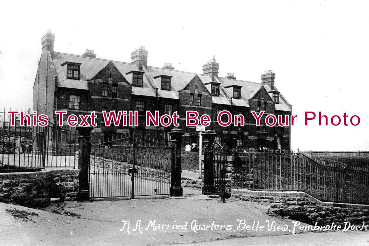 WL 2943 - Royal Artillery Married Quarters, Belle View, Pembroke Dock