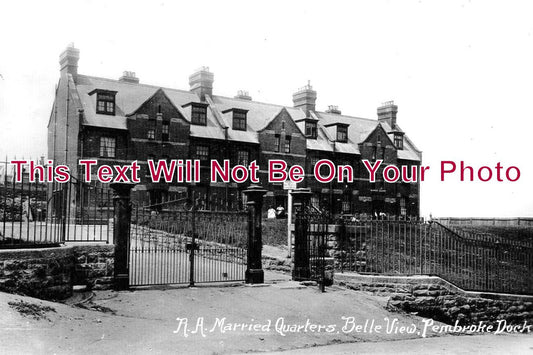 WL 2943 - Royal Artillery Married Quarters, Belle View, Pembroke Dock