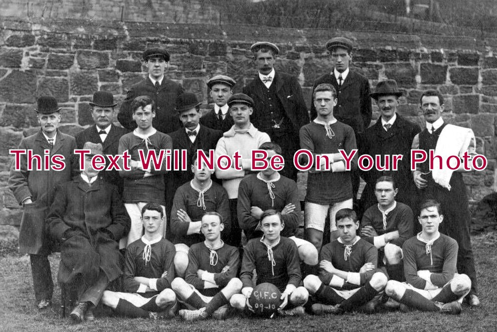 WL 2949 - Wrexham Church Institute Football Club Team, Wales 1909