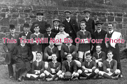 WL 2949 - Wrexham Church Institute Football Club Team, Wales 1909