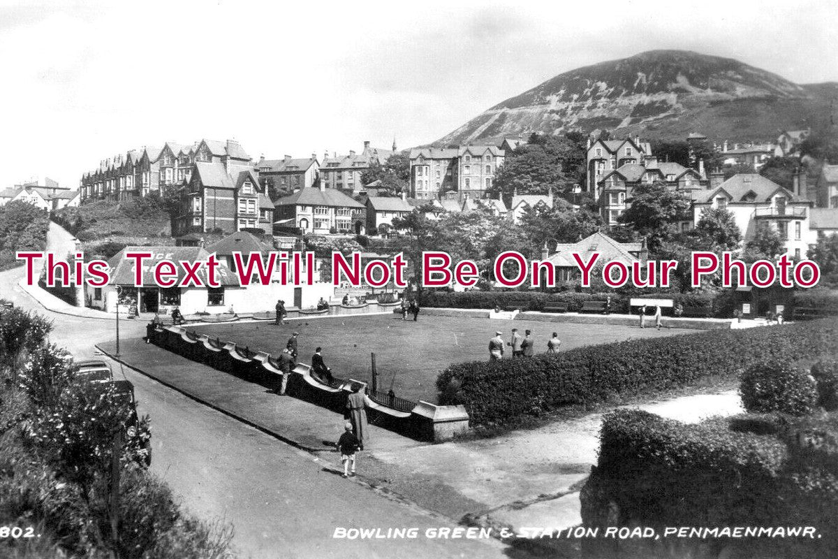 WL 2970 - Bowling Green, Station Road, Penmaenmawr, Wales c1938