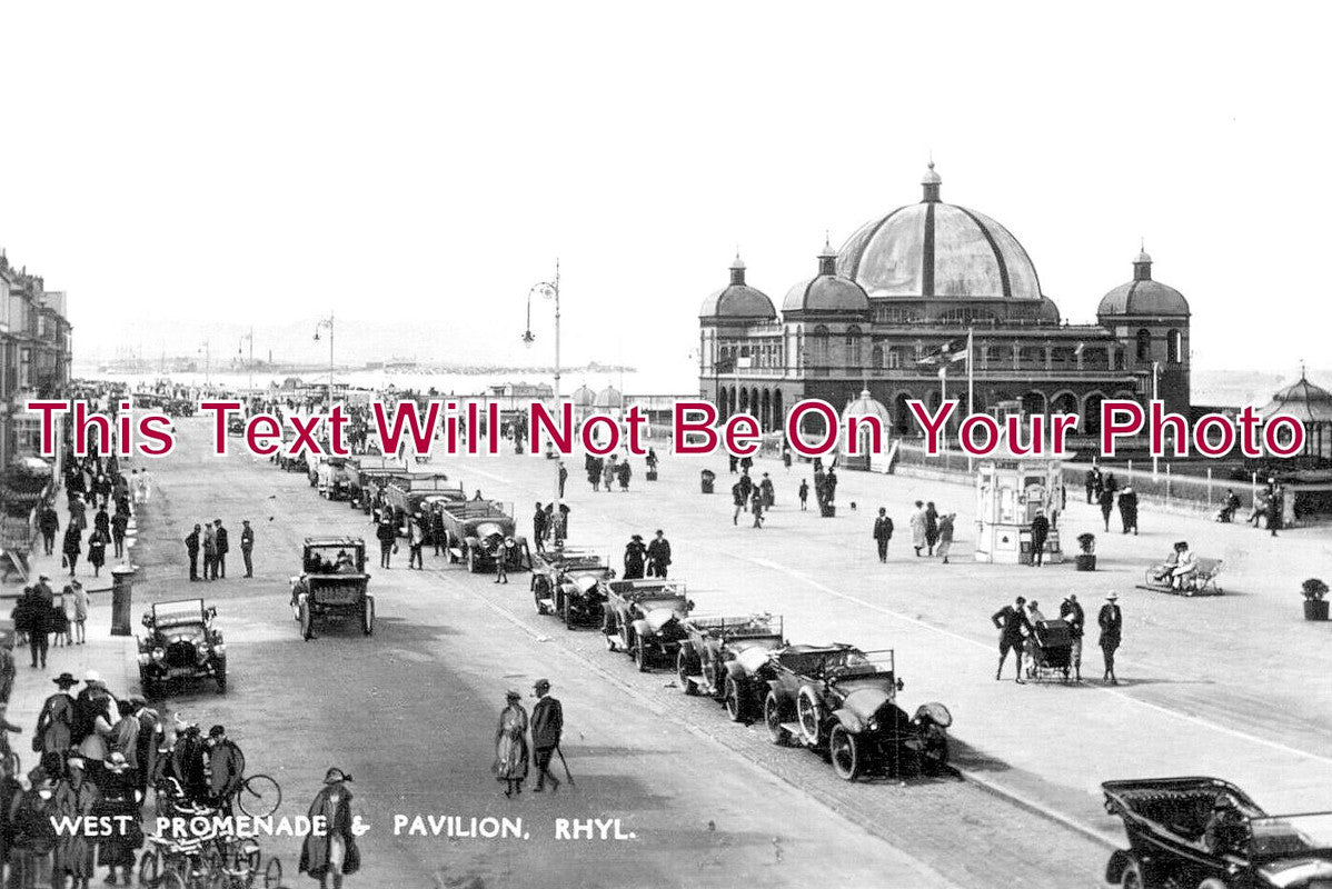 WL 2989 - West Promenade & Pavilion, Rhyl, Wales