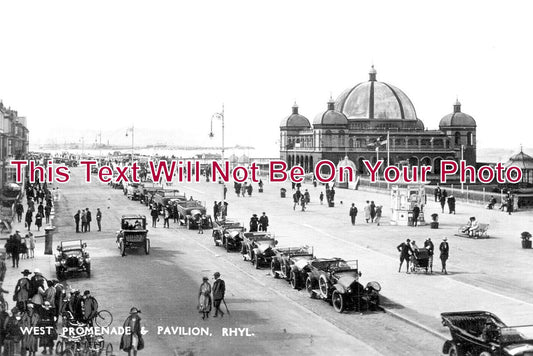 WL 2989 - West Promenade & Pavilion, Rhyl, Wales